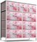 Sorbus Dresser with 9 Drawers - Furniture Storage Chest Tower Unit for Bedroom, Closet, etc - Steel Frame, Wood Top, Fabric Bins